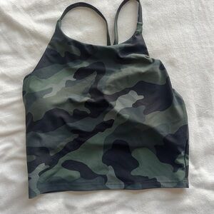 Camouflage Halter Top